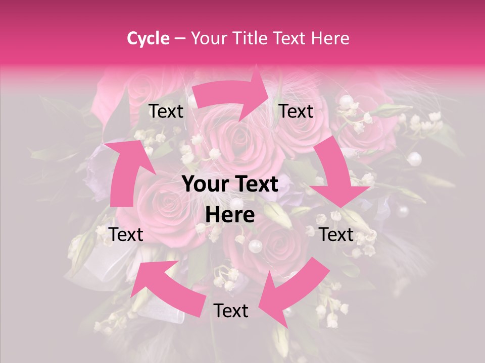 Bouquet Green Bridal PowerPoint Template