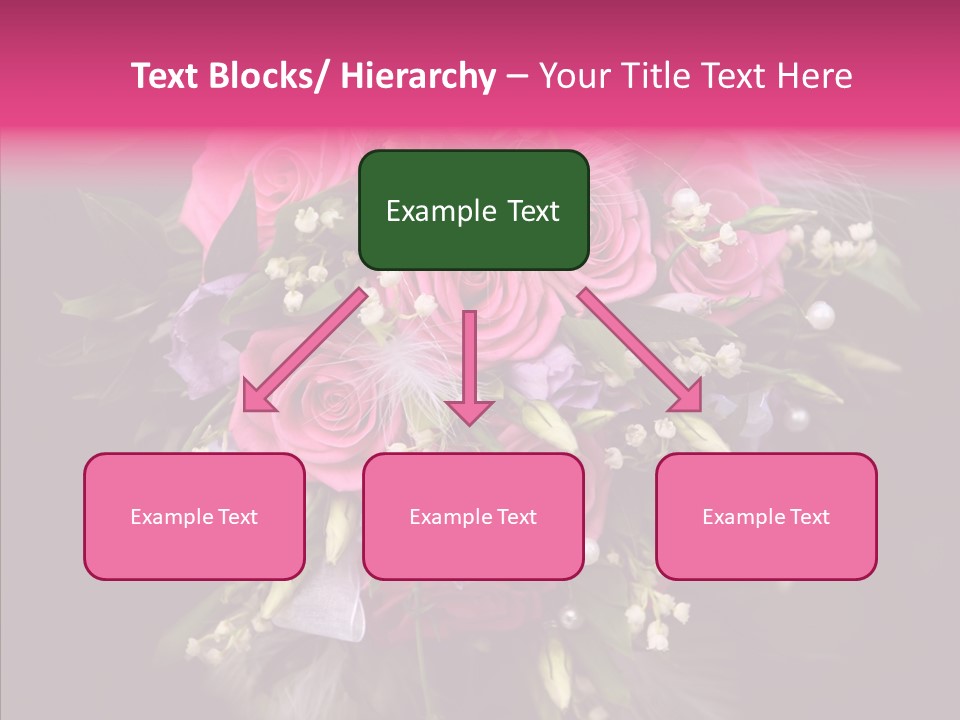 Bouquet Green Bridal PowerPoint Template