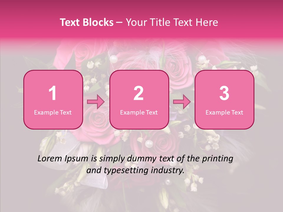 Bouquet Green Bridal PowerPoint Template