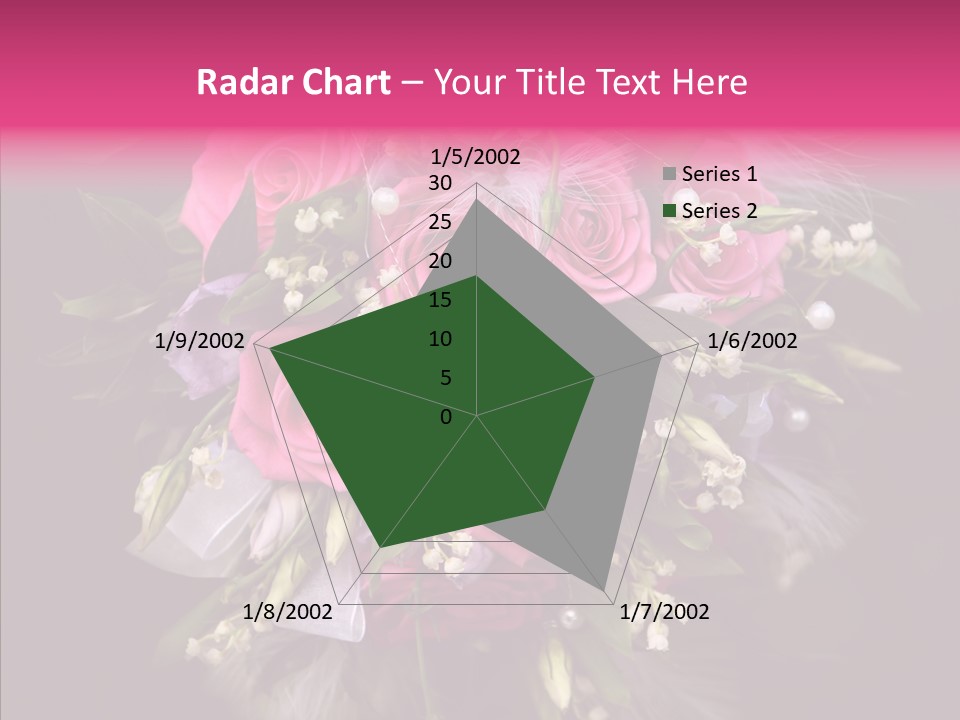 Bouquet Green Bridal PowerPoint Template