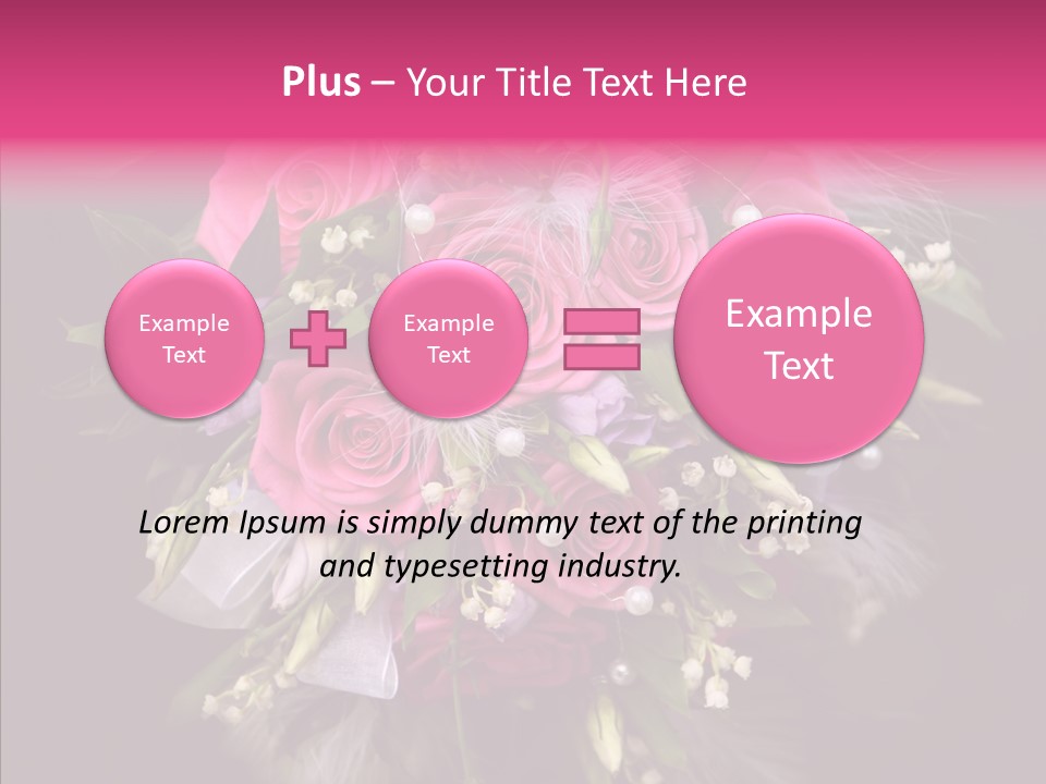 Bouquet Green Bridal PowerPoint Template