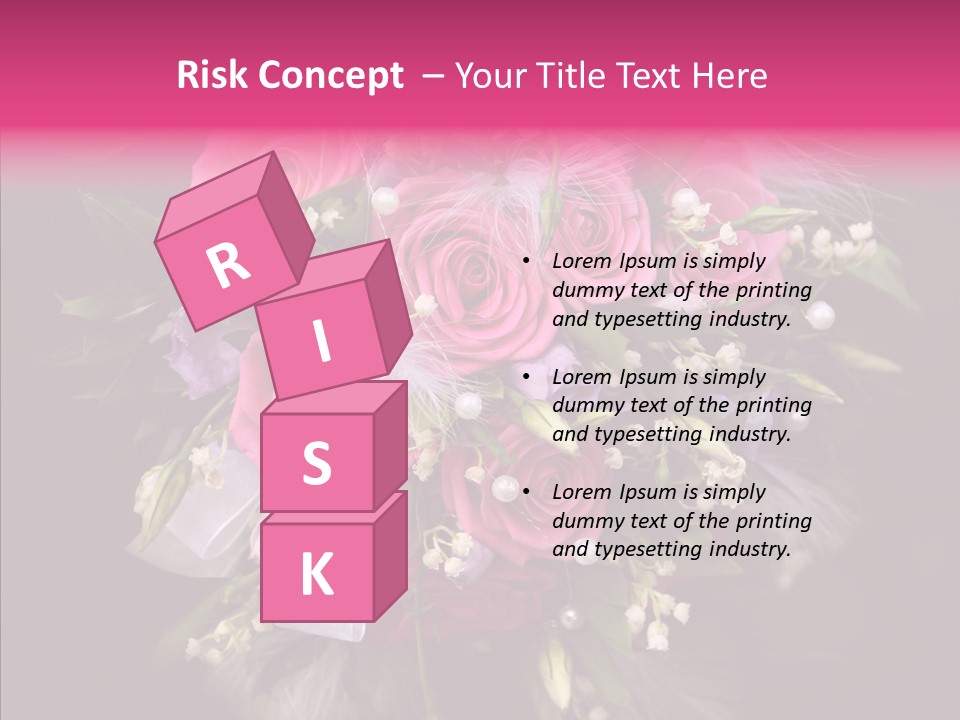 Bouquet Green Bridal PowerPoint Template