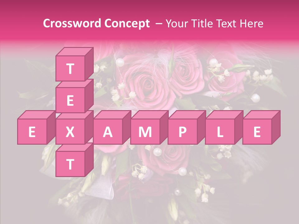 Bouquet Green Bridal PowerPoint Template