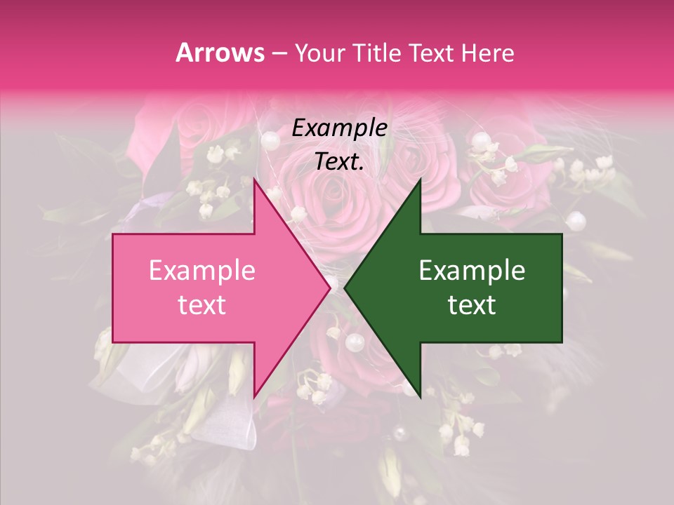 Bouquet Green Bridal PowerPoint Template