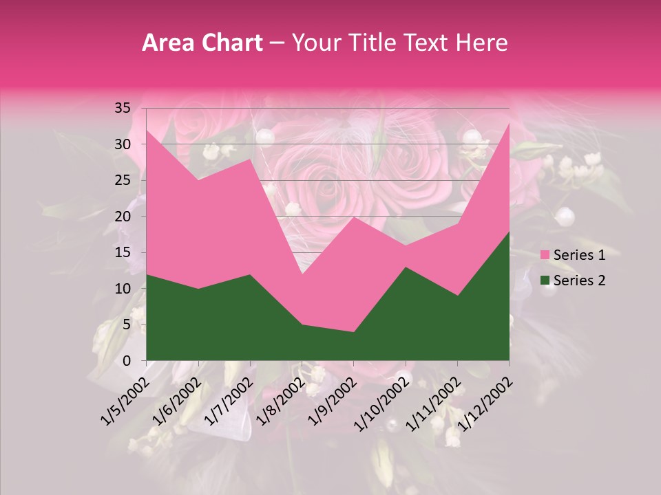 Bouquet Green Bridal PowerPoint Template