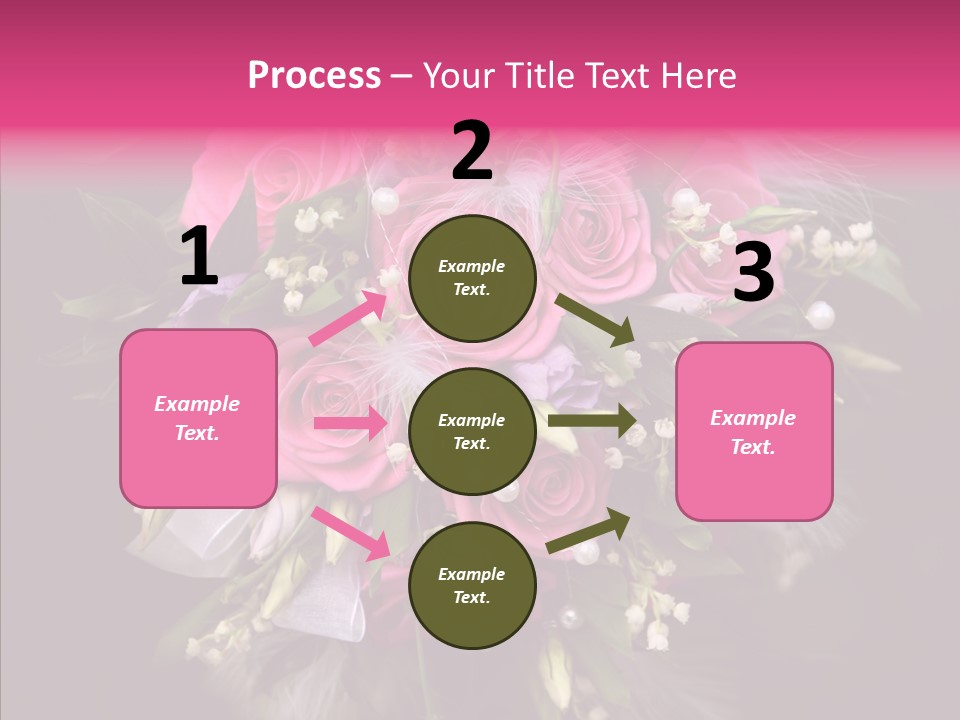 Bouquet Green Bridal PowerPoint Template