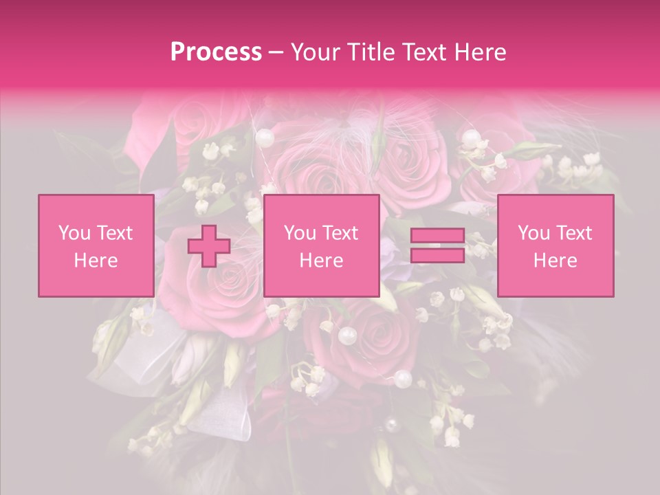 Bouquet Green Bridal PowerPoint Template