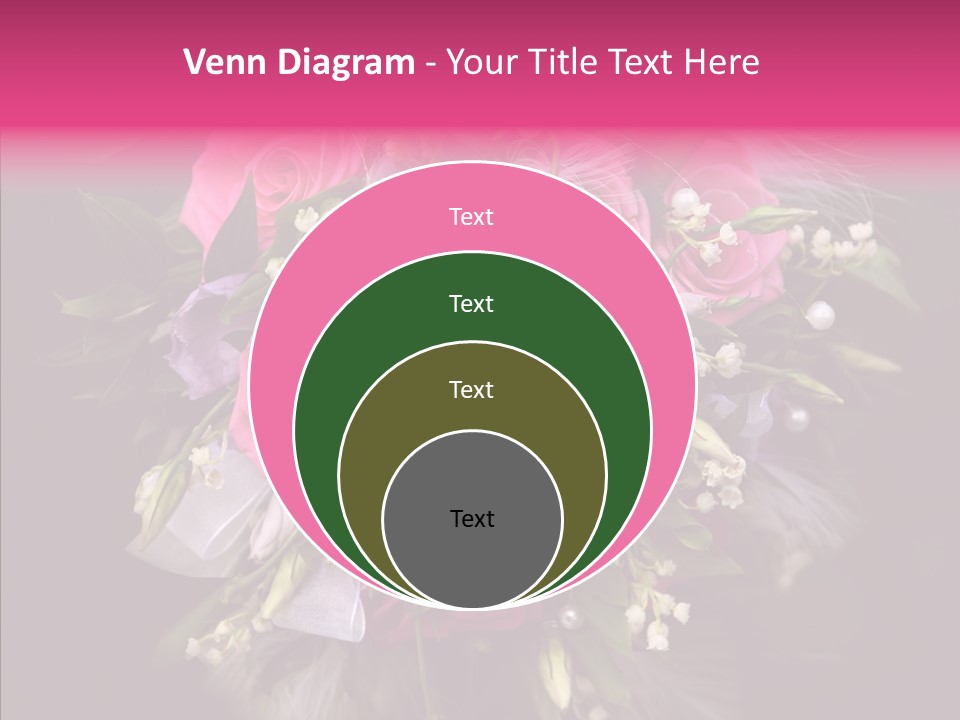 Bouquet Green Bridal PowerPoint Template