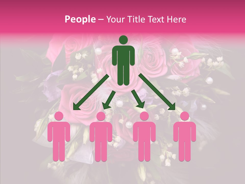 Bouquet Green Bridal PowerPoint Template