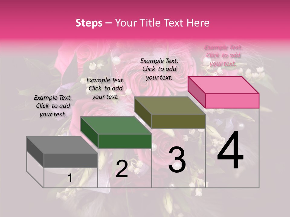 Bouquet Green Bridal PowerPoint Template