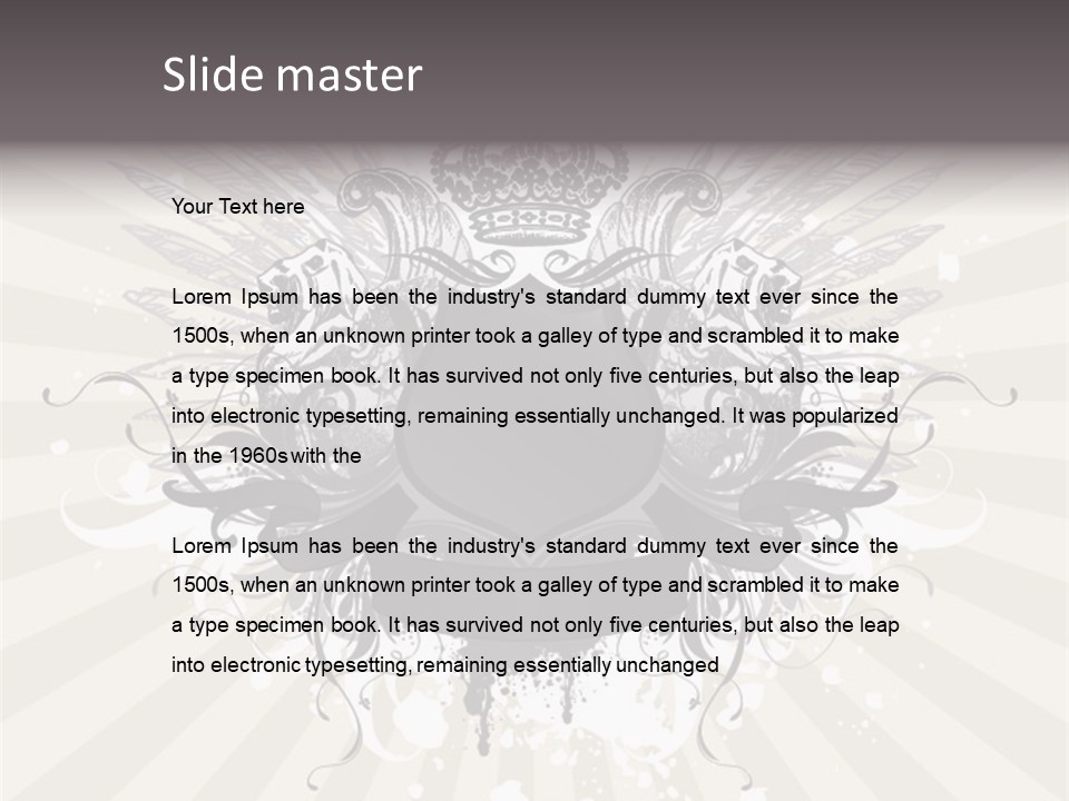 Corporate Room Itting PowerPoint Template