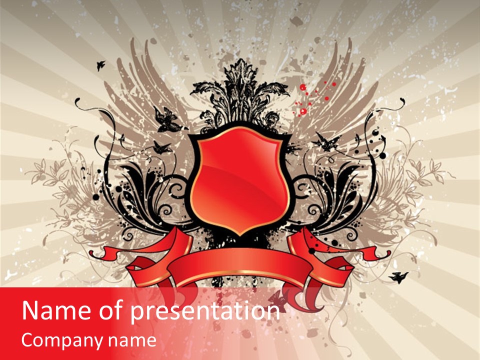 Writing Toon Company PowerPoint Template