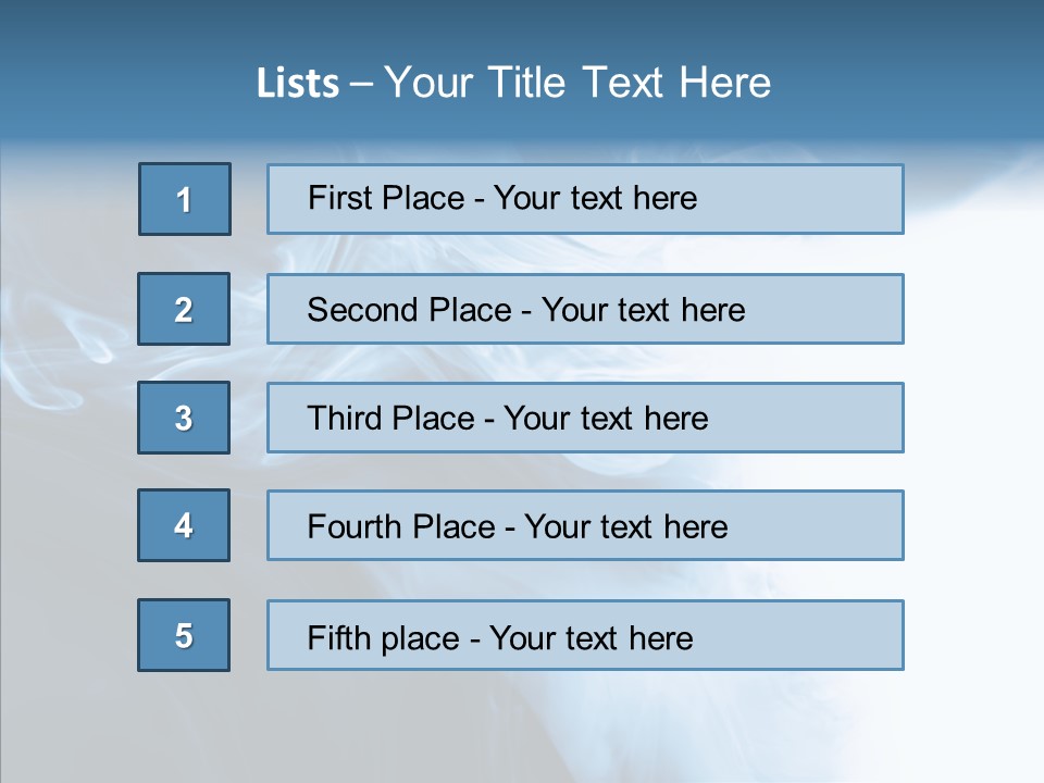 Blue Fire Silky PowerPoint Template
