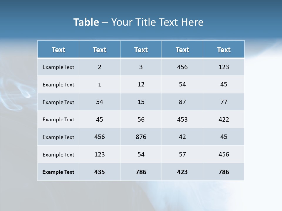 Blue Fire Silky PowerPoint Template