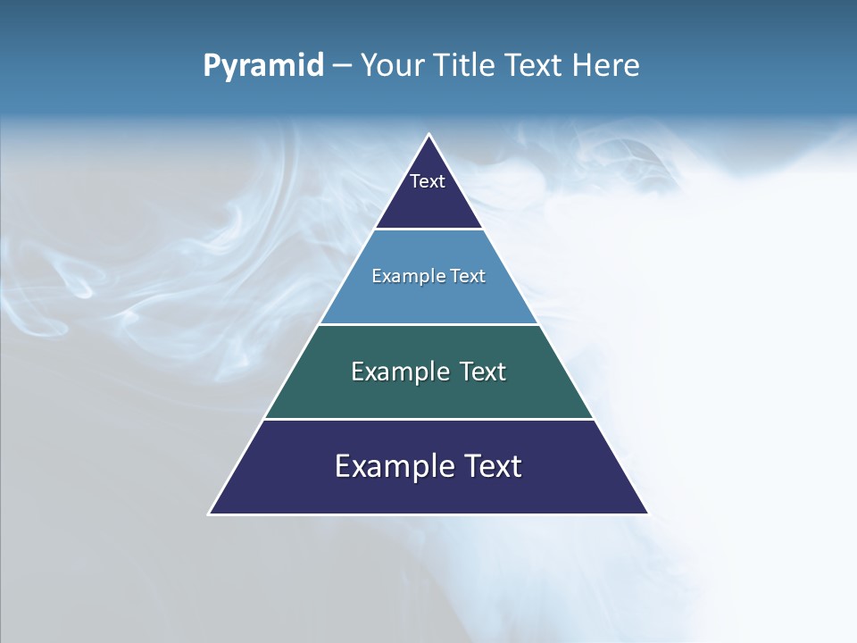 Blue Fire Silky PowerPoint Template