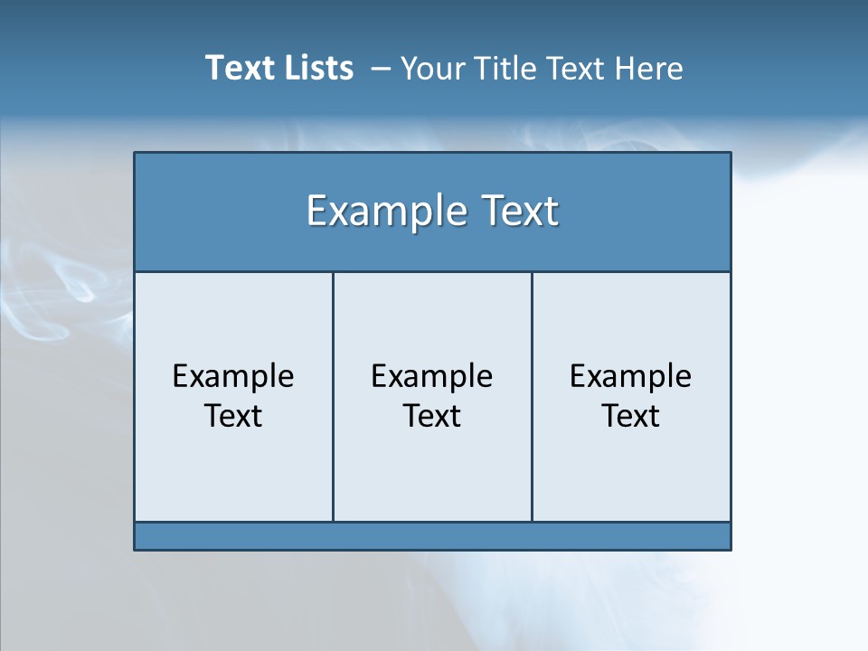 Blue Fire Silky PowerPoint Template