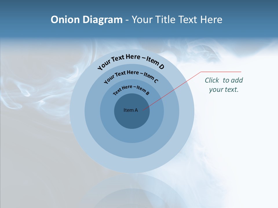 Blue Fire Silky PowerPoint Template