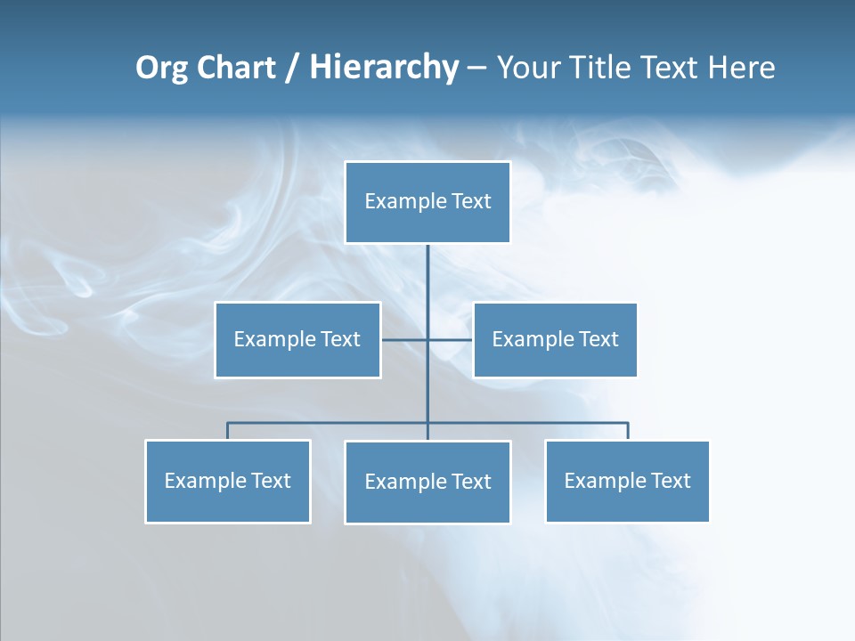 Blue Fire Silky PowerPoint Template