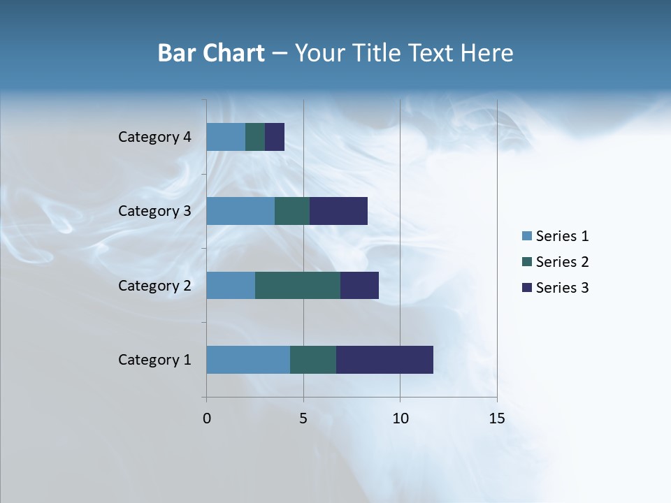 Blue Fire Silky PowerPoint Template