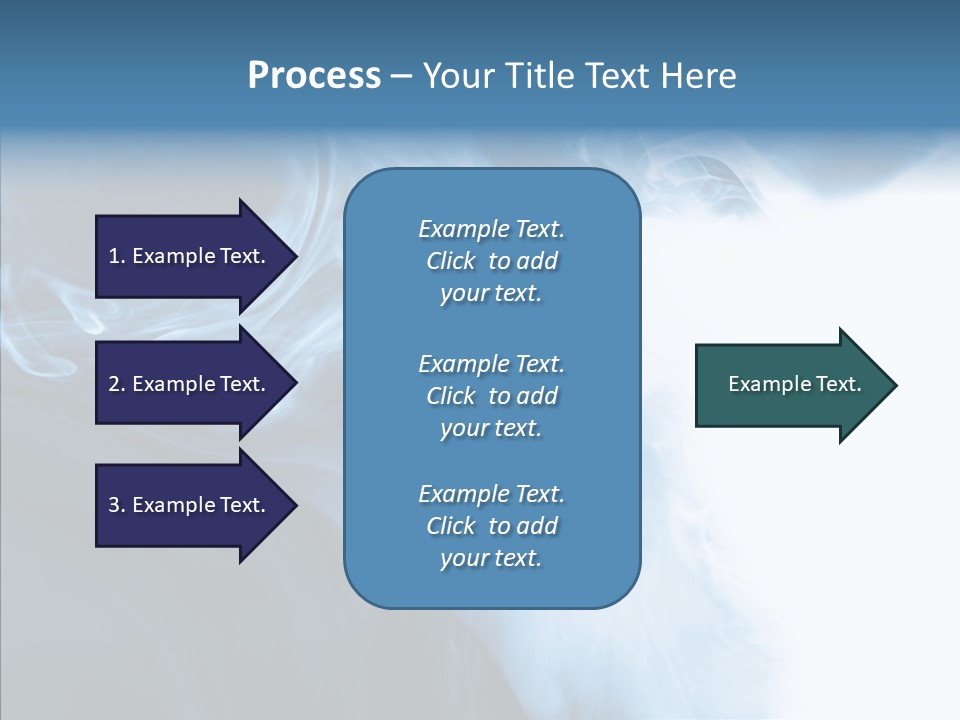 Blue Fire Silky PowerPoint Template