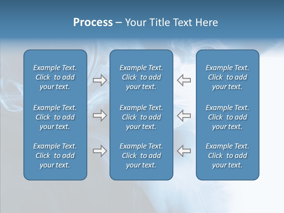 Blue Fire Silky PowerPoint Template