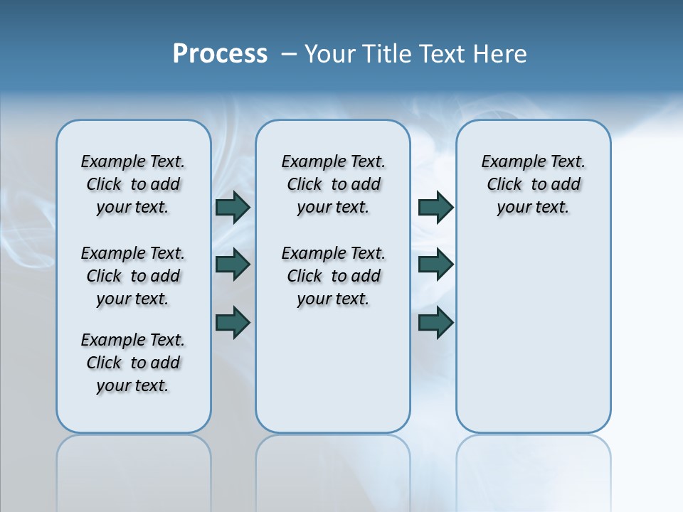 Blue Fire Silky PowerPoint Template