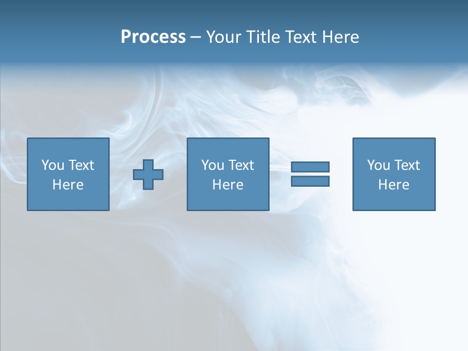 Blue Fire Silky PowerPoint Template