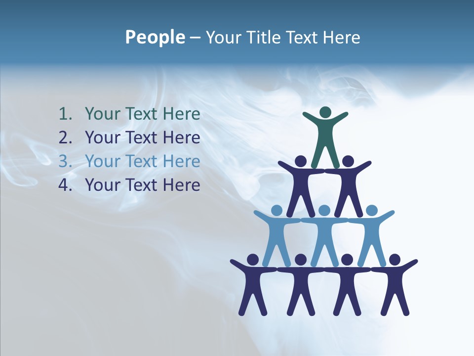 Blue Fire Silky PowerPoint Template