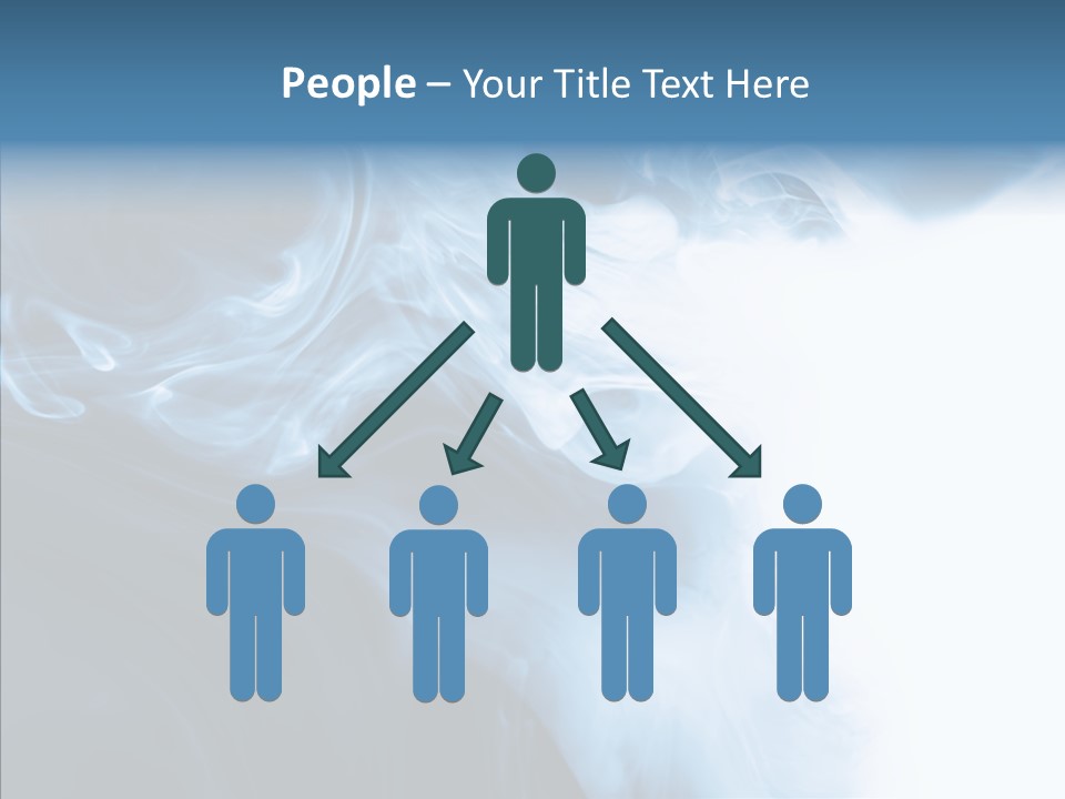 Blue Fire Silky PowerPoint Template