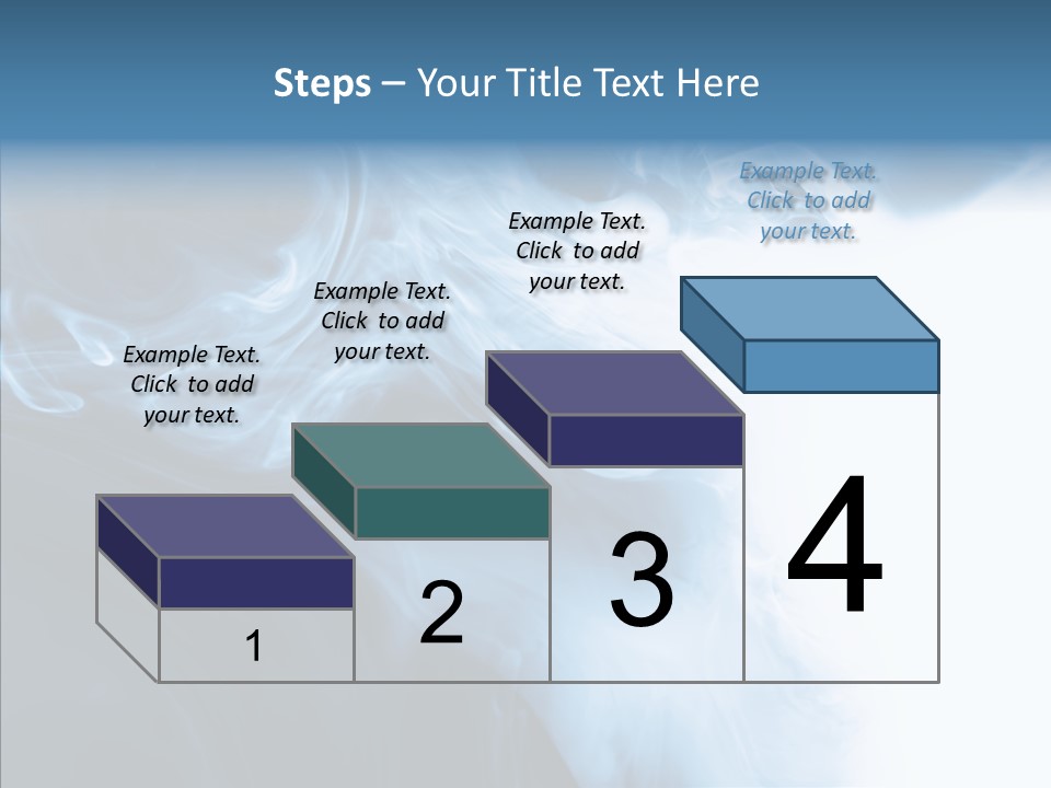 Blue Fire Silky PowerPoint Template
