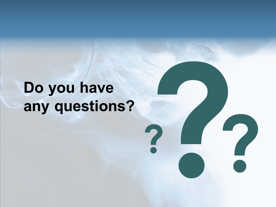 Blue Fire Silky PowerPoint Template