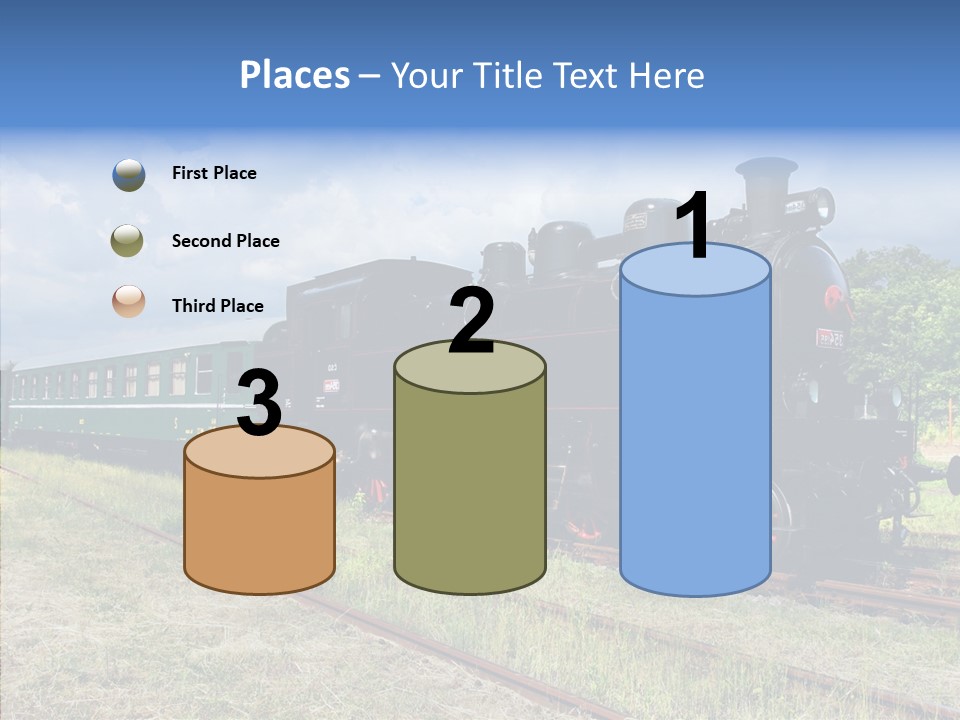 Blue Vintage Heritage PowerPoint Template