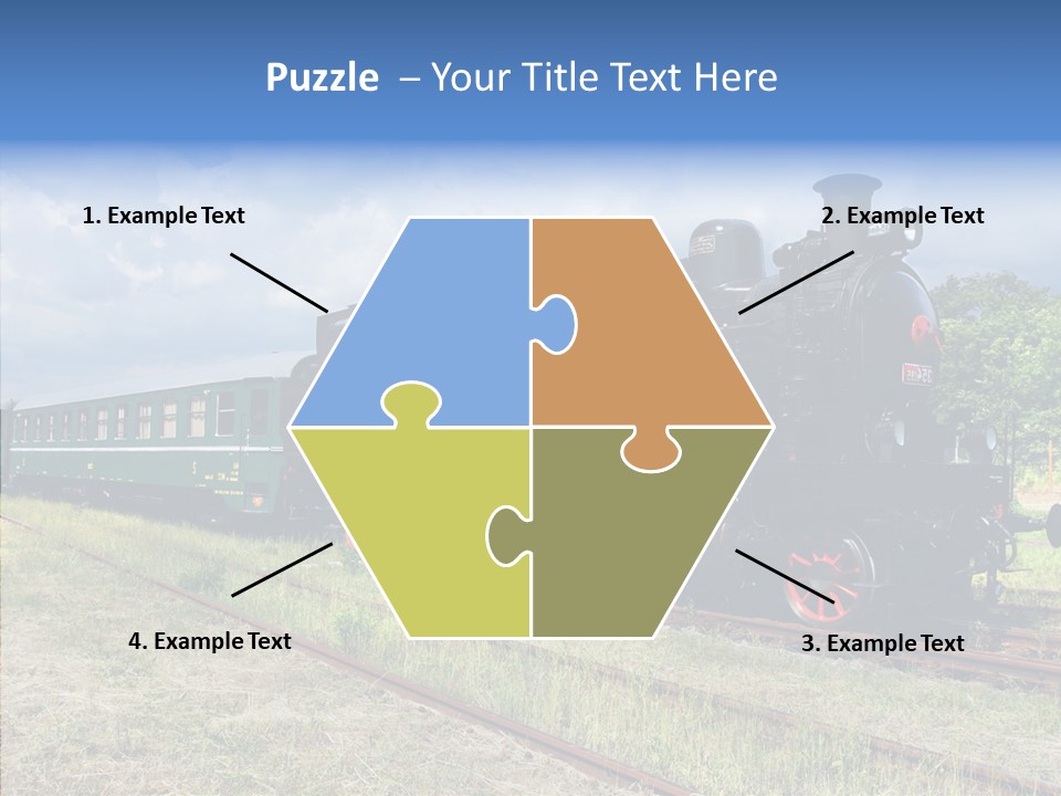 Blue Vintage Heritage PowerPoint Template