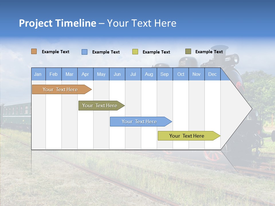 Blue Vintage Heritage PowerPoint Template
