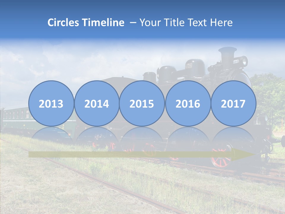 Blue Vintage Heritage PowerPoint Template