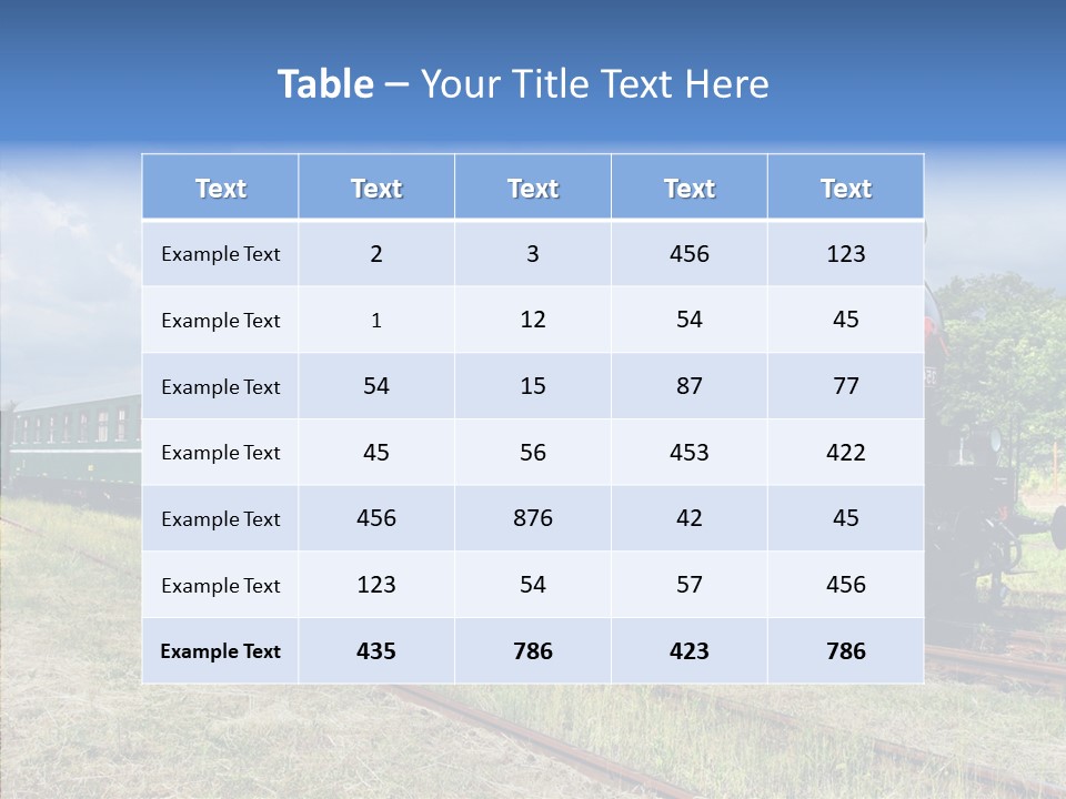 Blue Vintage Heritage PowerPoint Template