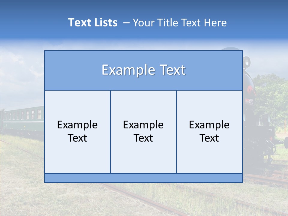 Blue Vintage Heritage PowerPoint Template