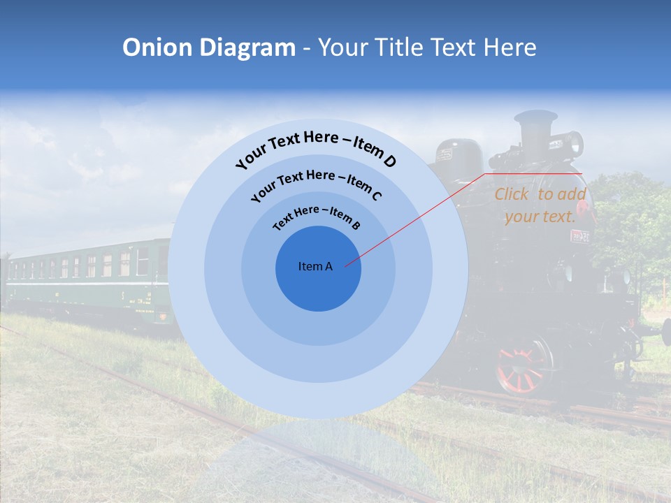 Blue Vintage Heritage PowerPoint Template