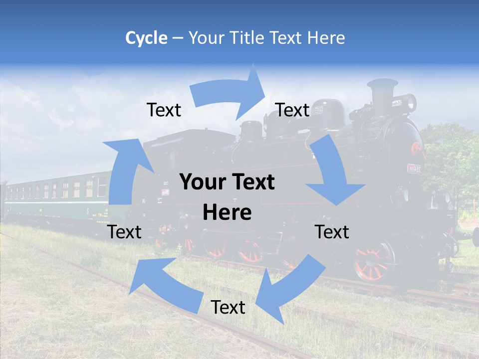 Blue Vintage Heritage PowerPoint Template