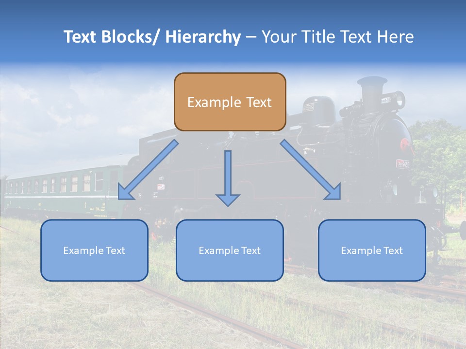 Blue Vintage Heritage PowerPoint Template