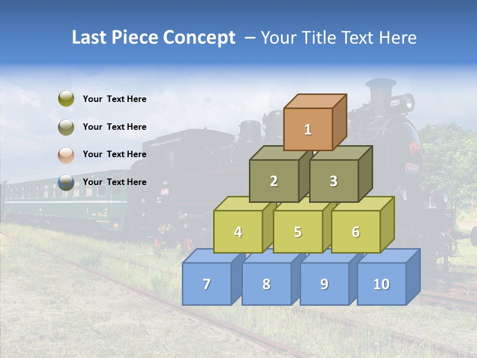 Blue Vintage Heritage PowerPoint Template