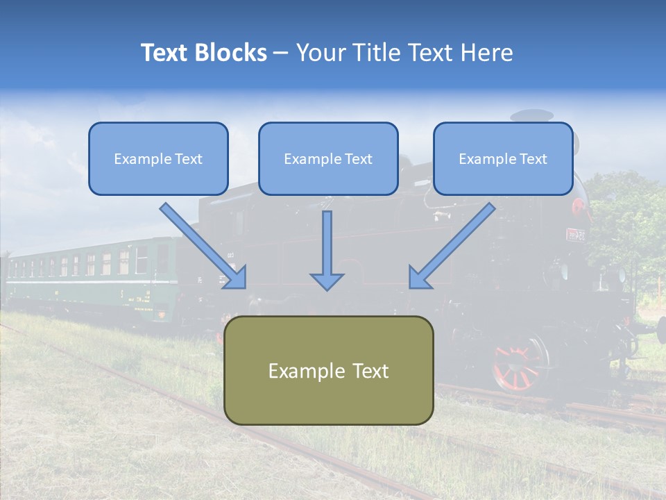 Blue Vintage Heritage PowerPoint Template