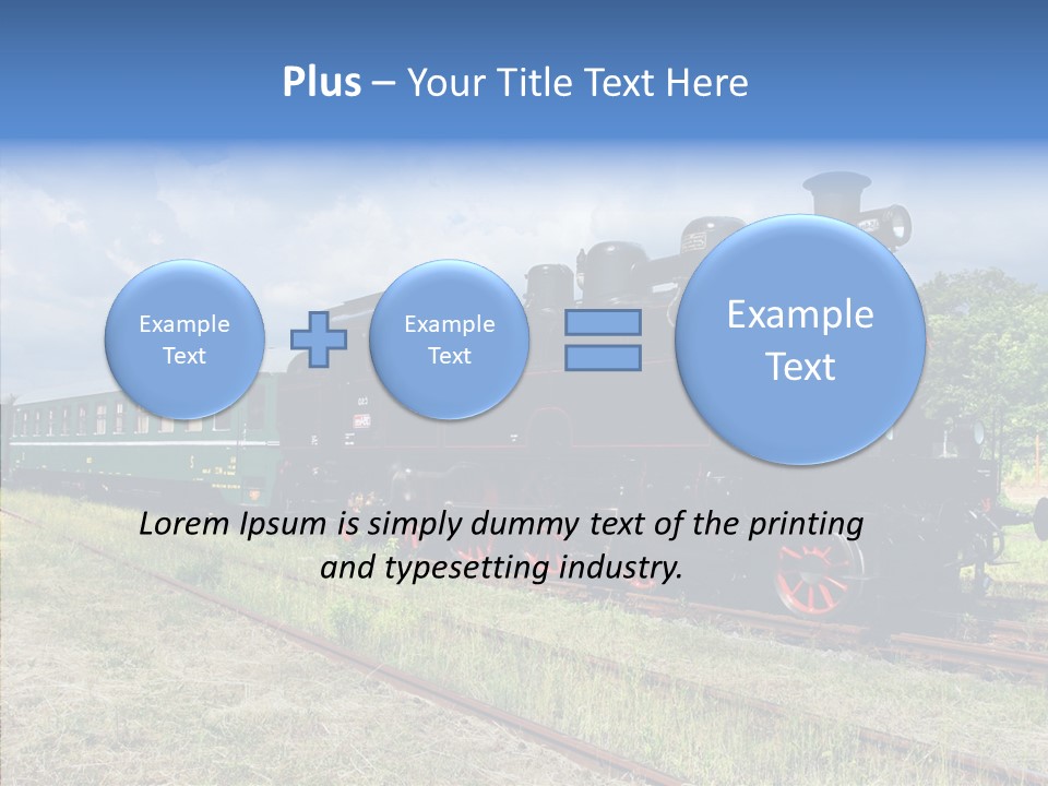 Blue Vintage Heritage PowerPoint Template