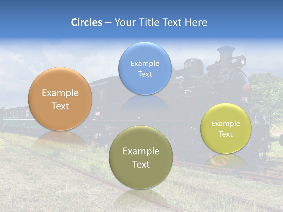 Blue Vintage Heritage PowerPoint Template