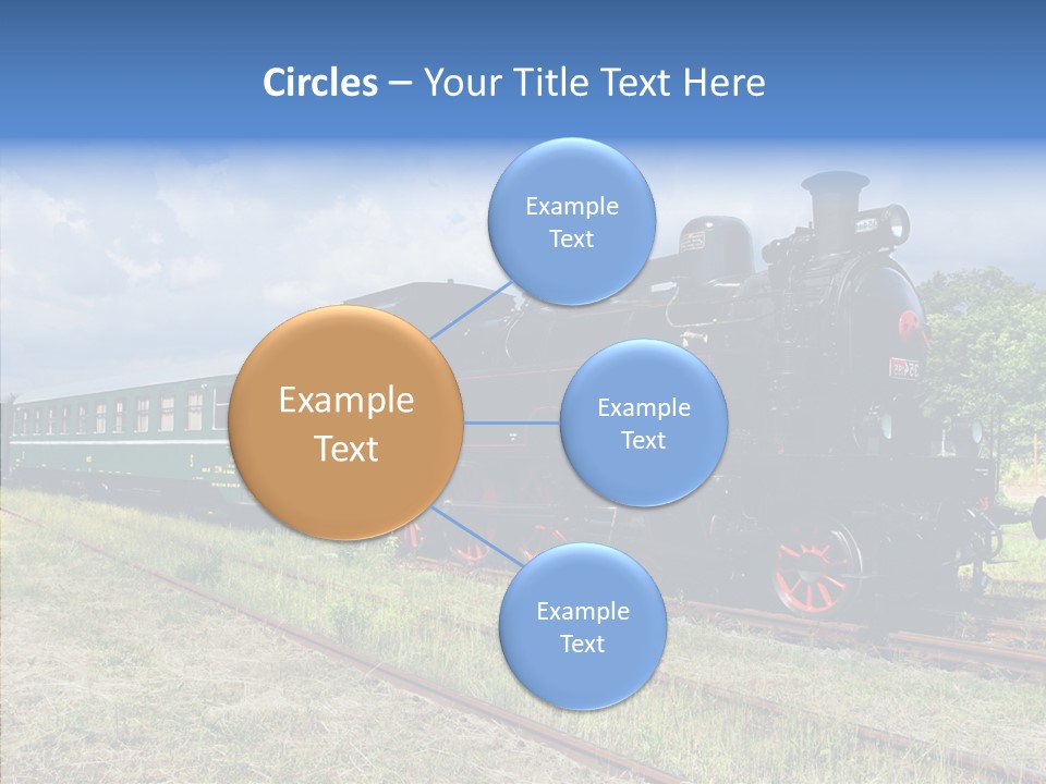 Blue Vintage Heritage PowerPoint Template