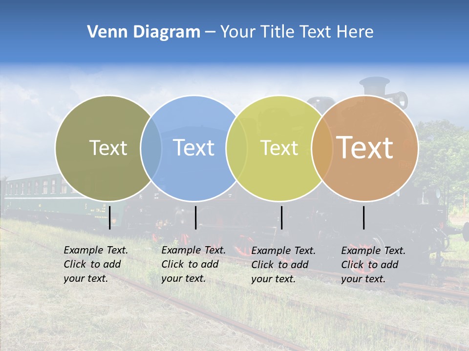 Blue Vintage Heritage PowerPoint Template