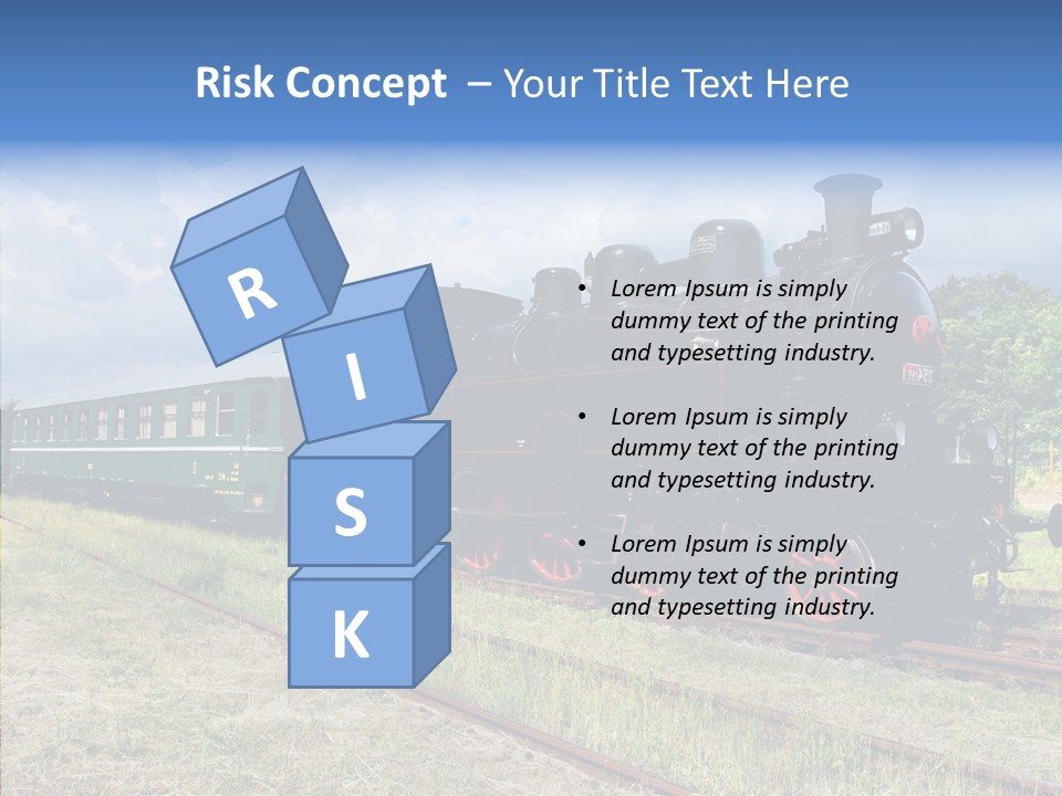 Blue Vintage Heritage PowerPoint Template