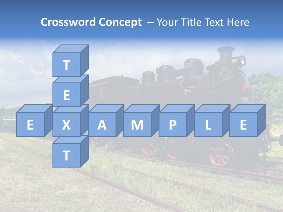 Blue Vintage Heritage PowerPoint Template