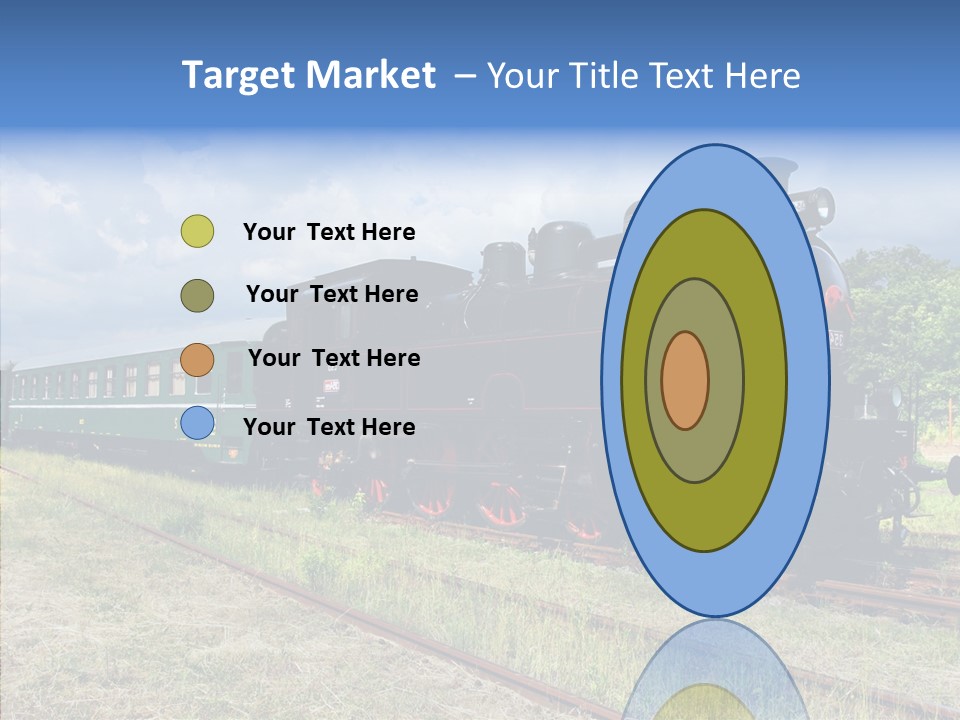 Blue Vintage Heritage PowerPoint Template