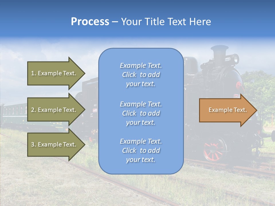Blue Vintage Heritage PowerPoint Template